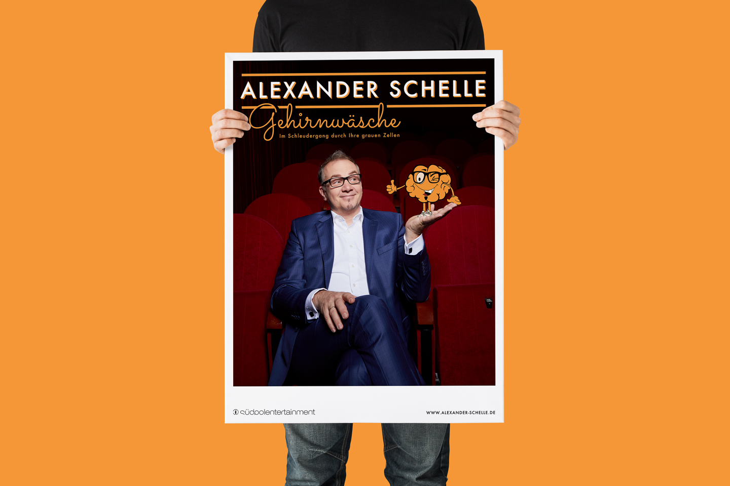 Plakatgestaltung für die Show von Alexander Schelle